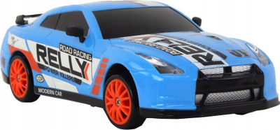 Makinë sportive me pult Leantoys, shkalla 1:24, rrota që ndërrohen, blu