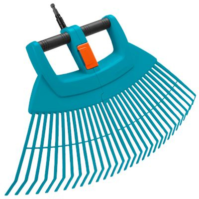 Kokë kose Gardena COMBISYSTEM Vario Fan Rake XXL, plastike, e palosshme