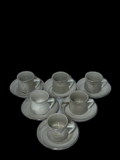 Set filxhanash porcelani 6copë , me 2 dizajne . UNIMIKS