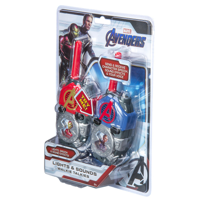 Walkie talkie lojë EKids Avengers Endgame, FRS, me drita dhe tinguj, shumëngjyrësh