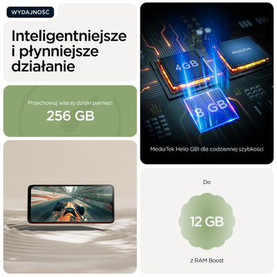 Телефон Motorola Moto G06, 6.88\", 4GB 128GB, 4G, зелен