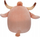 Lodër pelushi Squishmallows Howland the Peach Brahma Bull, 16", ultra e butë, shumëngjyrëshe