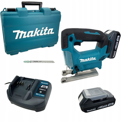 Sharre orbitale Makita DJV186WVE, 18V, 65mm, blu