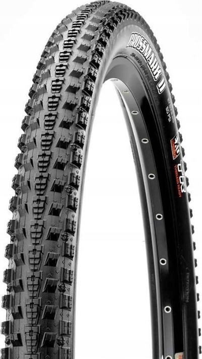 Gomë malore Maxxis CrossMark II, 60 TPI, Tubeless EXO, e zezë