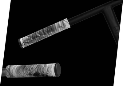 Doreza për skuter Soke, 142 mm, e bardhë/zezë, 2 copë