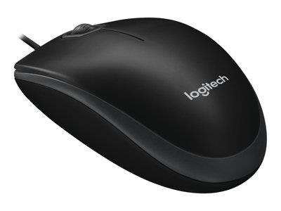 Maus Logitech B100 - USB, e zezë