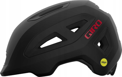 Kaskë biçiklete për kalamaj Giro Scamp II Mips, 49-53 cm, mat, e zezë e kuqe