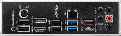 Pllakë amë MSI MPG B550 GAMING PLUS, 128 GB, DDR4, e zezë 