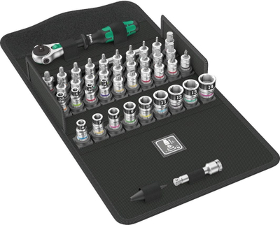 Set mjetesh Wera 8100 SA All-in, 42 pjesë, 1/4\", në çantë
