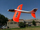 Aeroplan lodër NincoAir Glider 2, shkumë rezistente, 2 në 1 glider dhe looping, i kuq e bardhë