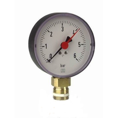 Afriso Манометар за Греење RF 63 AX, 63 mm, 0-2.5 bar