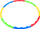 Rreth hula hoop Jokomisiada, për fëmijë, 60cm, 8 pjesë, shumëngjyrësh