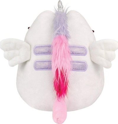 Lodër plushe Pusheen Super Pusheenicorn, 24cm, njëbrirësh, e bardhë