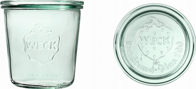 Set kavanozë qelqi Bokocook Weck 294WEK742, 580ml, 6 copë, transparent
