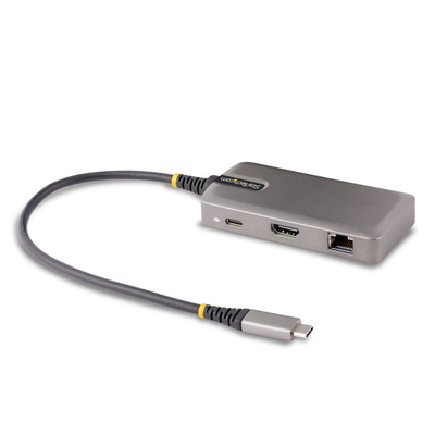 Док USB C StarTech 103B USBC MULTIPORT, HDMI 4K Ultra HD, RJ45 Етернет, сива