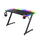 Tavolinë gaming Trust GXT 710 Luminus Pro, ndriçim RGB, kapacitet 150 kg, e zezë
