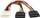 Kabllo reduktuese SATA -  1x 5.25 2xSATA