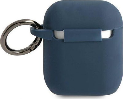 Kuti mbrojtëse U.S. Polo Assn USACA2SFGV për AirPods 1/2, PC TPU, blu e errët (navy)