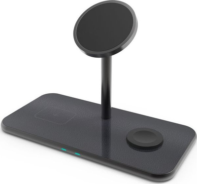 Karikues wireless 3 në 1 eStuff ES638210, MagSafe, 15W, i bardhë