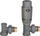 Set termostatik këndor Invena Graphite CD-80-K15, 1/2", gri grafit