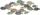 Dekor muri Insignio FERMIUM Fish, metal, 123x47 cm, i zi