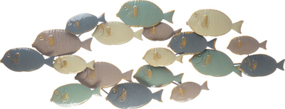 Dekor muri Insignio FERMIUM Fish, metal, 123x47 cm, i zi