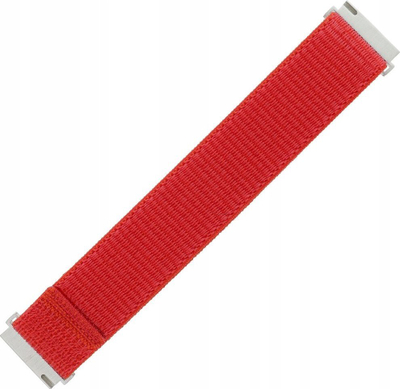 Rrip smartwatch FIXED Nylon Strap 20mm, universal, i kuq