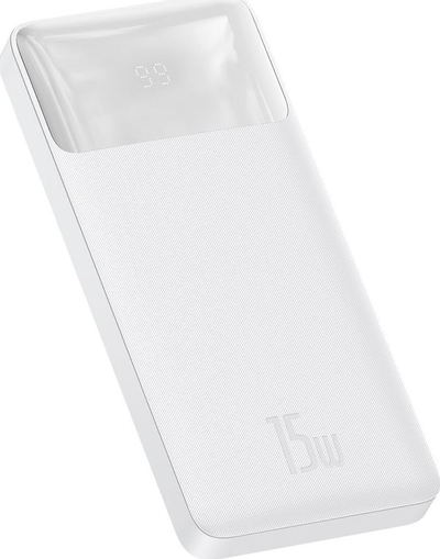 Powerbank 4Smarts Bipow, 10000mAh, 15W, i bardhë