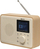 Портабилно радио Денвер DAB-60LW Greenline, DAB+ FM, 10W, светла дрвена боја