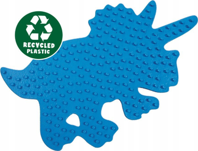 Shabllon rruazash SES Creative Green Beedz, Unicorn Dino, blu