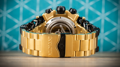 Orë për meshkuj Invicta Gladiator Quartz 42092, e artë/zezë