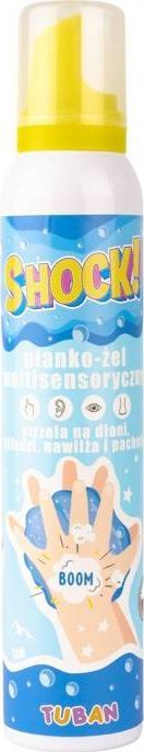 Shkumë-xhel shumësensore për duar Shock Tuban ICE, 200 ml, për lagie e kujdes