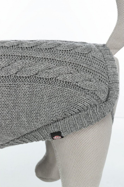 Pulovër për qen TRIXIE Kenton, XS 24 cm, akrilik, gri