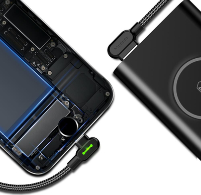 Kabllo USB Mcdodo CA-4671, USB A në Lightning, 1.2m, e zezë