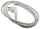 Litar dekorativ kwi atydonice IRON CORD COTTON, 1.9 m, pambuk natyral, i bardhë