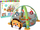 Tapet edukativ LeanToys Lion Playpen, me topa loje, me melodi, shumëngjyrësh