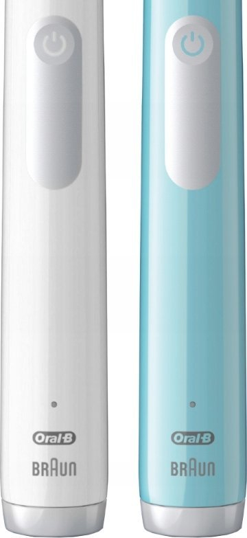 Set furça dhëmbësh elektrike Oral-B PRO1 Duo, 3D Action, timer 2 min, blu e bardhë