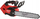Sharrë zinxhiri Milwaukee M18 FTHCHS35-0, 18V, pa bateri, e kuqe