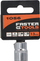 Soket për dado Faster Tools 6mm, CrV, 1/4", argjend