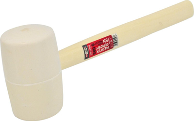 Çekiç gome RUBBER MALLET, 680g, bisht druri, i bardhë