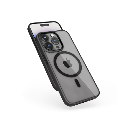 Këllëf telefoni Epico Mag+ Hero për iPhone 14, MagSafe, i zi