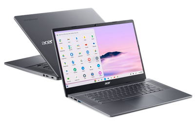 Laptop Acer Chromebook Plus 515 CB515-2H, Intel Core i5, 8GB RAM, 512GB SSD, 15.6" FHD, сив