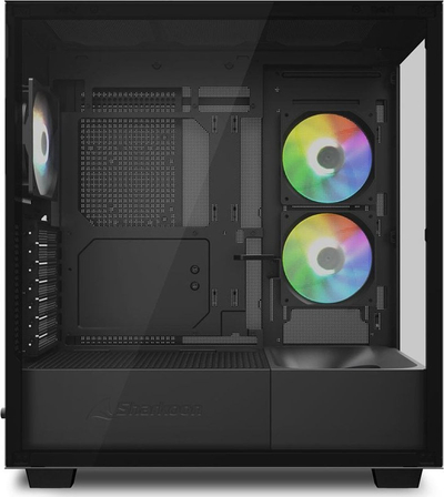 Kasë Sharkoon Rebel C60 ARGB, e zezë, Full Tower