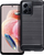 Mbrojtëse telefoni Carbon për Xiaomi Redmi Note 12 5G, antirrëshqitëse, e zezë