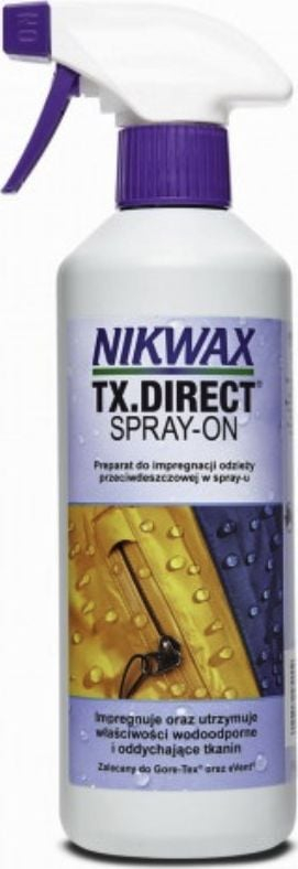 Sprej kundra ujit Nikwax TX Direct, 500 ml, navy