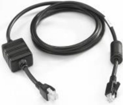 Kabllo furnizimi DC Zebra CBL-DC-382A1-01, për multi slot station, e zezë