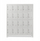 Dollap metalik magazinimi OHS ROBERT, 20 ndarje, 136x172x45 cm, gri