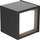 Dritë muri LED Newgarden Box 8, 7.5x7.5cm, e zezë