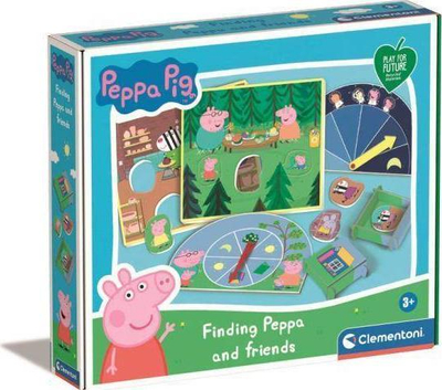 Loja tavolinë Clementoni Gjej Peppa-n dhe shokët Peppa Pig 16739, bashkëpunuese, për kalamaj