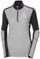 Bluzë termo Merino Helly Hansen Lifa Halfzip, për goca, përzierje leshi, madhësia L, gri me të zezë